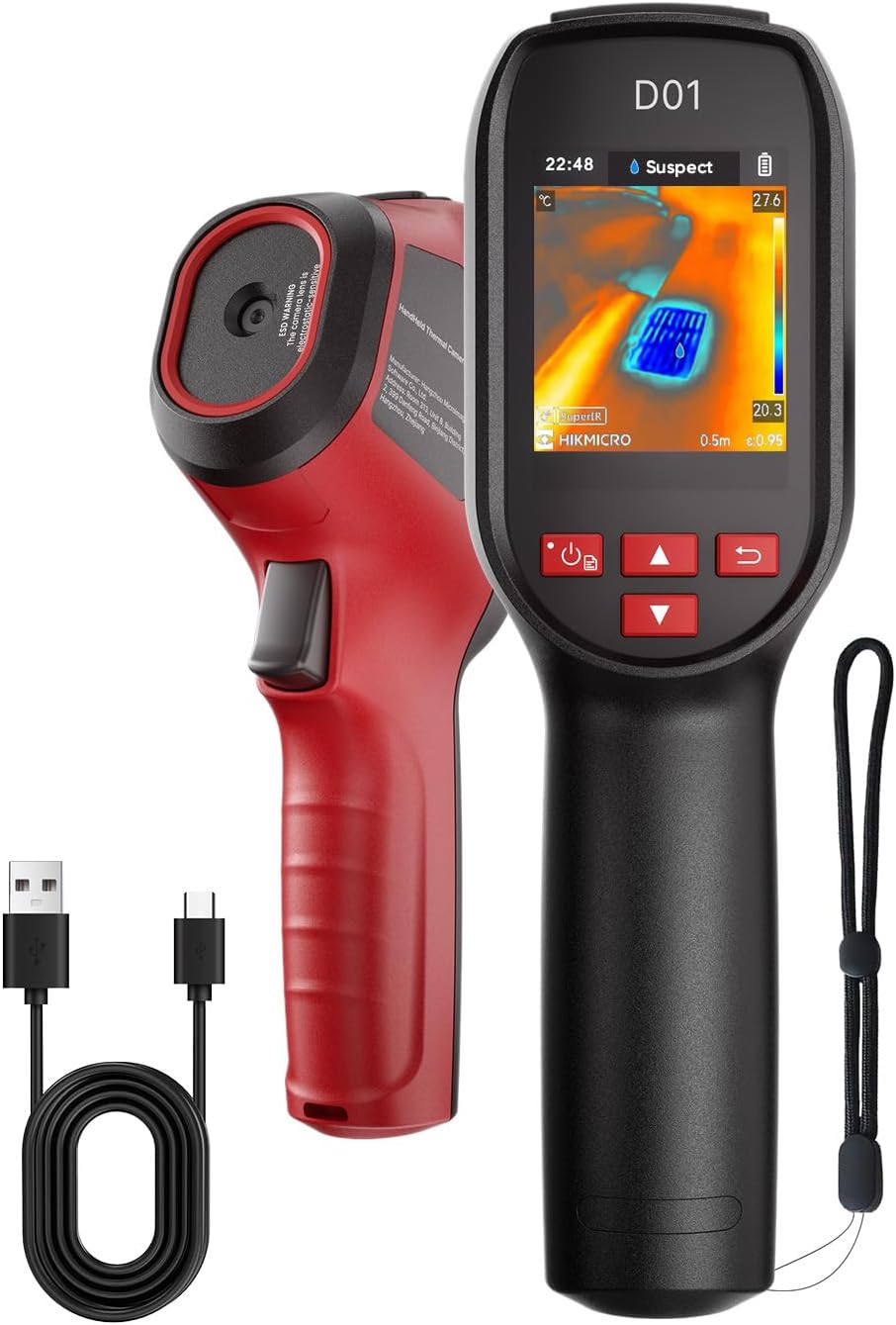 HIKMICRO D01 Wärmebildkamera mit 240x240 SuperIR-Auflösung