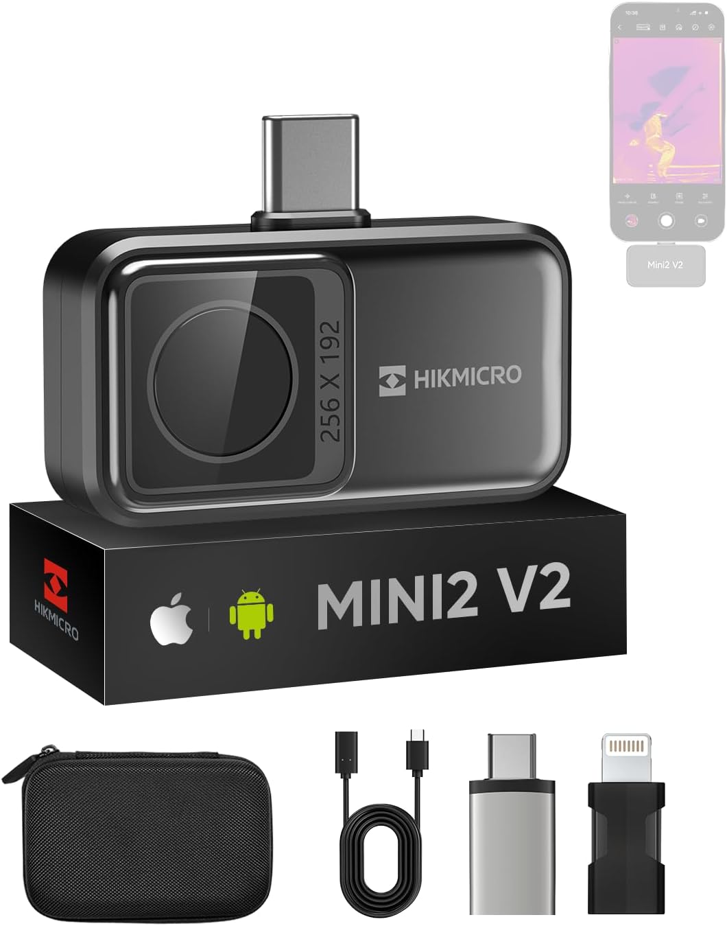 HIKMICRO Mini2 V2 Wärmebildkamera 512x384 mit SuperIR
