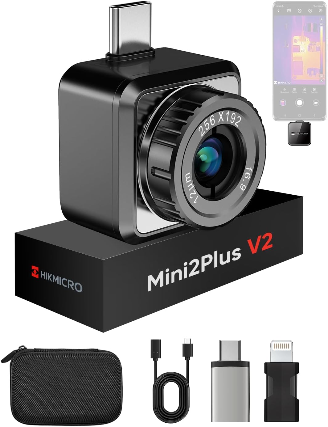 HIKMICRO Mini2PlusV2 Wärmebildkamera 512x384 SuperIR