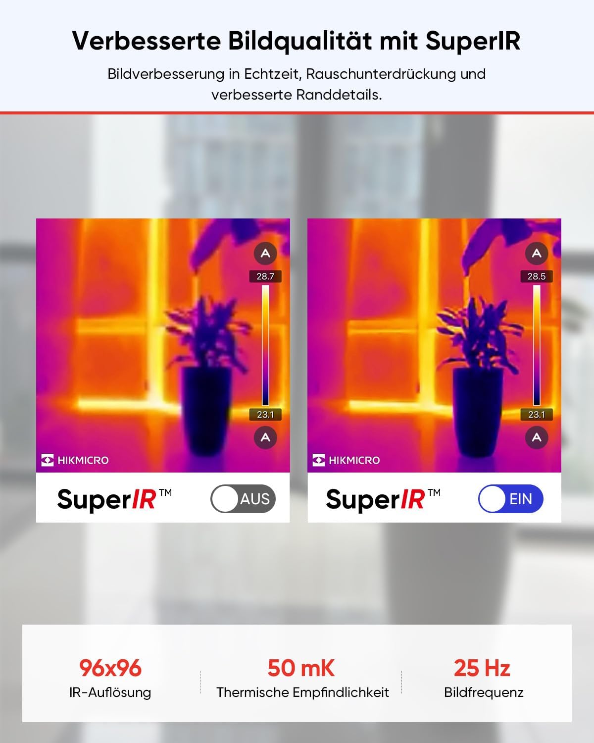 HIKMICRO Minie Wärmebildkamera für Smartphone & Tablet